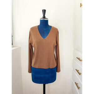 Old Navy Women's V-Neck Sweater XS Petite Tan